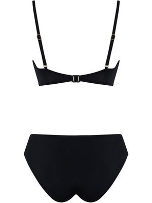 Sailor Moda Boncuklu Straplez Bikini Takım