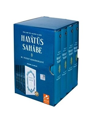 Mercan Kitap Connect Prof Hayatüs Sahabe 4 Cilt Takım Kutulu M. Yusuf Kandehlevi İslam Eğitimi İçin Önemli Kaynak