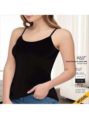 Tutku Elit Bayan Modal Elastan Ip Askılı Atlet 6 Adet