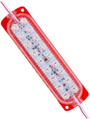 Powermaster Modül LED 12V 3.6W Kırmızı Flaşlı Yanıp Sönen 2835 (20 Adet)