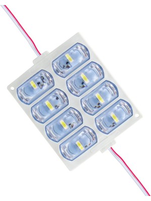 Powermaster Modül LED 12V 6W Soğuk Beyaz Yanıp Sönen 3030 (20 Adet)