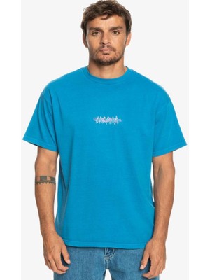 Quiksilver Qsconnected Erkek Mavi Tişört