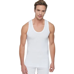 Tutku erkek 6'lı Paket Penye Klasik Atlet Beyaz