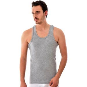 Tutku erkek 6'lı Paket Ribana Klasik Atlet Gri