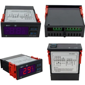 STC9200 Dijital Çift Prob Isı Kontrol Termostat