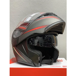 JK902 Çene Açılır Güneş Vizörlü  Kask