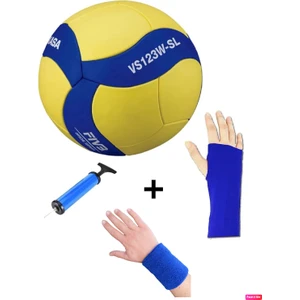 VS123W-SL Tvf Onaylı Yarışma Mini Voleybol Topu + Pompa + Kolluk + Havlu Bileklik