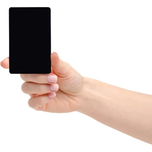 Dijital Kartvizit Için Nfc Kart NTAG213 Siyah pvc
