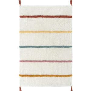 Cool Halı Cool Cotton Ccn 01 Multy Xw Makinede Yıkanabilir Kaymaz Tabanlı Naturel Pamuk Dokuma Bebek Halısı