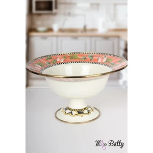Miss Betty Emaye Ayaklı Meyvelik 20 cm Paradise  Deluxe