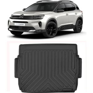 Citroen C5 Aircross Üst Konum  2023 Sonrası  3D Bagaj Havuzu Siyah
