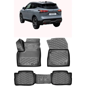 Nissan Qashqai e-Power 2022 Sonrası  3D Havuzlu Paspas Sİyah