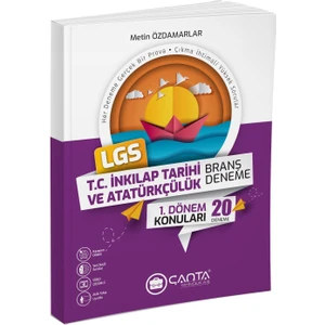 Çanta Yayınları Yayınları 8. Sınıf Inkılap Tarihi 1.Dönem LGS Branş Denemesi