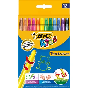 Çevirmeli Pastel Boya 12 Li Kutu