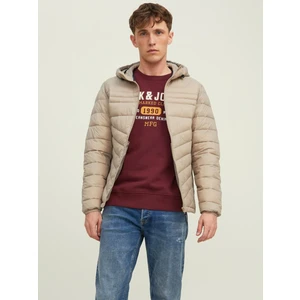 Jack & Jones Hero Puffer Hood Noos Erkek Bej2 Mont 12211785-6910