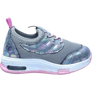 Işıklı Spor Bebe Ayakkabı Gri-Pembe (22-25)