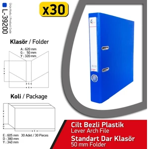 Klasör Mavi Dar 30 Adet 1 Koli