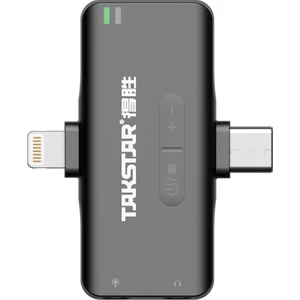 V4 Dual Cep Telefonu Uyumlu Kablosuz 2 Alıcılı Yaka Video Mikrofonu 2.4ghz Type-C/ıphone/ıpad