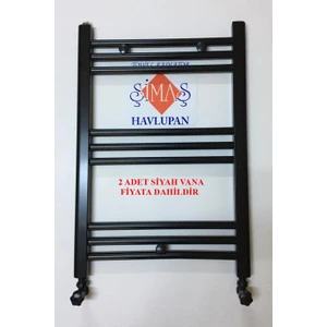 Şimaş Havlupan 500X700 Siyah Havlupan + 2 Adet Siyah Vanalı
