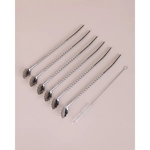 6 Adet Pipetli Kaşık Seti ve Fırçası