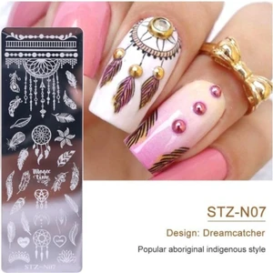 Nail Art Stamp Baskı Plağı N07