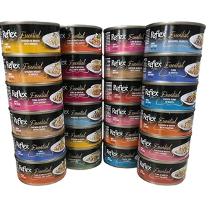 Plus Essential Yetişkin Kedi Konserve Mama Konserve Yaş Kedi Maması Karışık Paket 24X70GR