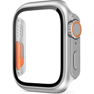 Apple Watch 44MM Watch Ultra Görünümlü Kasa Dönüştürücü Ekran Koruyucu 25