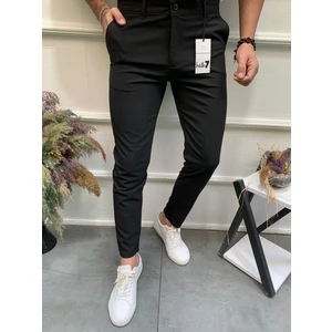 Ser Joven Erkek Siyah Slim Fit Kumaş Pantolon