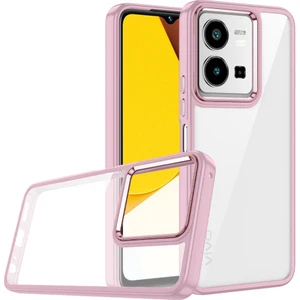 Vivo Y35 Kılıf Kamera Nikelaj Kenar Renkli Kapak