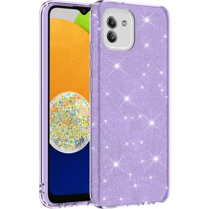 Samsung Galaxy A03 Kılıf Simli Parlak Shining Kapak