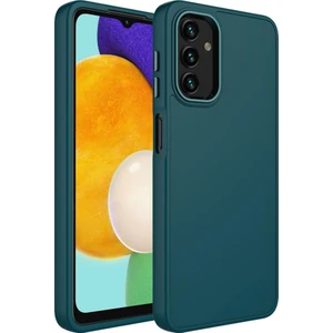 Samsung Galaxy A04S Kılıf Metal Çerçeve Lansman Silikon Kapak
