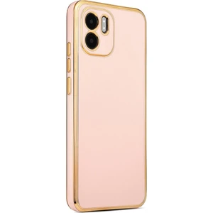 Xiaomi Redmi A1 Kılıf Köşeli Altın Model Kapak