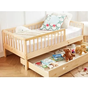 Ahşap Montessori Karyola - Masif Ahşap Karyola - Montessori Çocuk ve Bebek Yatağı