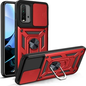 Kny Xiaomi Redmi 9t Kılıf Ultra Korumalı Yüzüklü Manyetik Vega Kapak