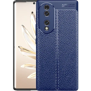 Kny Huawei Honor 70 Kılıf Deri Desenli Lux Niss Silikon