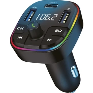 Mdl-14 Araç Çakmaklık Fm Bluetooth Transmitter Modülatörü 3.4A 20W Hızlı Şarj