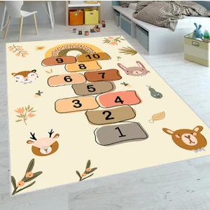 Rovigo Home Dijital Baskı Yıkanabilir Kaymaz Taban Çocuk Halısı RVG4101-SD468