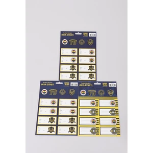 LİSANSLI FENERBAHÇE 24'LÜ OKUL ETİKETİ