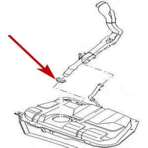 Ford Mondeo Yakıt Depo Lastiği Benzin Dolum Boru Boğaz Lastiği 96-07