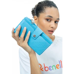 United Colors Of Benetton Kadın Cüzdan Mavı BNT1038