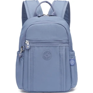 Smart Bags Küçük Boy Krinkıl Kumaş Kadın Sırt Çantası BC 3179 - Jeans Mavi
