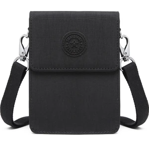 Smart Bags Küçük Telefonluk Kadın Çantası Krinkıl Kumaş 3173 Siyah