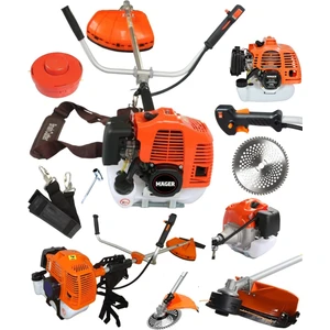 9.9 Hp Alman Metal Şanzıman Yan Tip Benzinli  Ot Çalı Çim Biçme Tırpan Makinesi