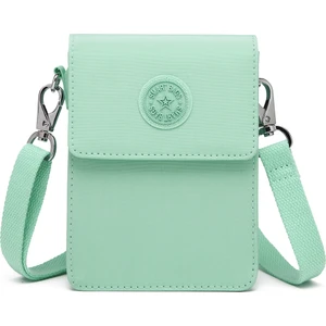 Smart Bags Küçük Telefonluk Kadın Çantası Krinkıl Kumaş 3173 A.Yeşil