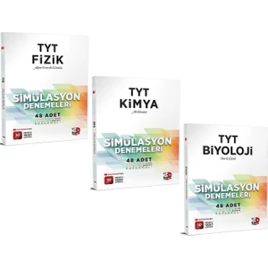 3D Yayınları TYT Fizik Kimya ve Biyoloji Deneme Seti 3 Kitap