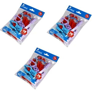 Yaysız Mandal 3 Paket 45 Adet Çamaşır Mandalı