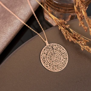 Dkmn Silver Inşirah Duası Gümüş Kolye, Kadın Gümüş Kolye