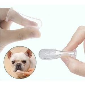 KENPAZAR İreyun Evcil Hayvan Kedi Köpek Parmağa Takılan Diş Kaşıma Fırçası
