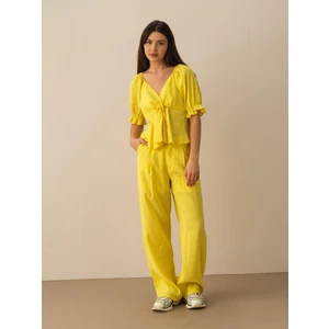 Oversize Geniş Paça Pantolon