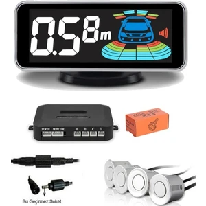 Tükçe Konuşan Park Sensörü Dijital Ekran